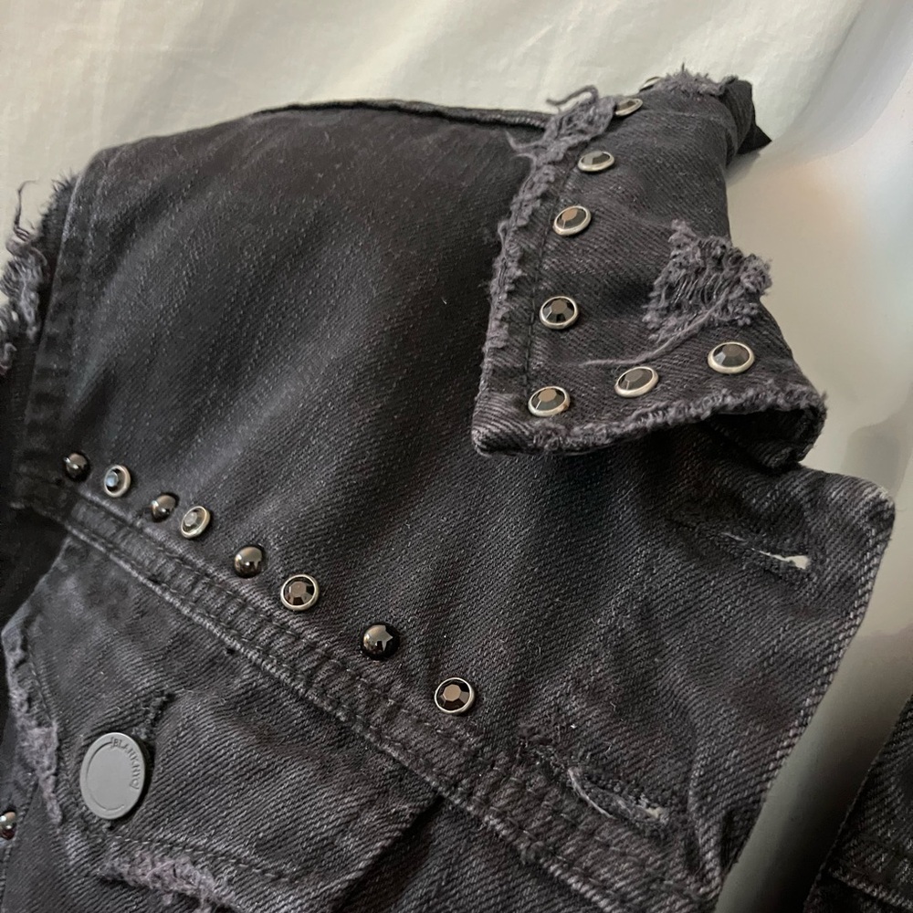 NWT black denim jacket BLANK NYC Small or Medium (separate listing)